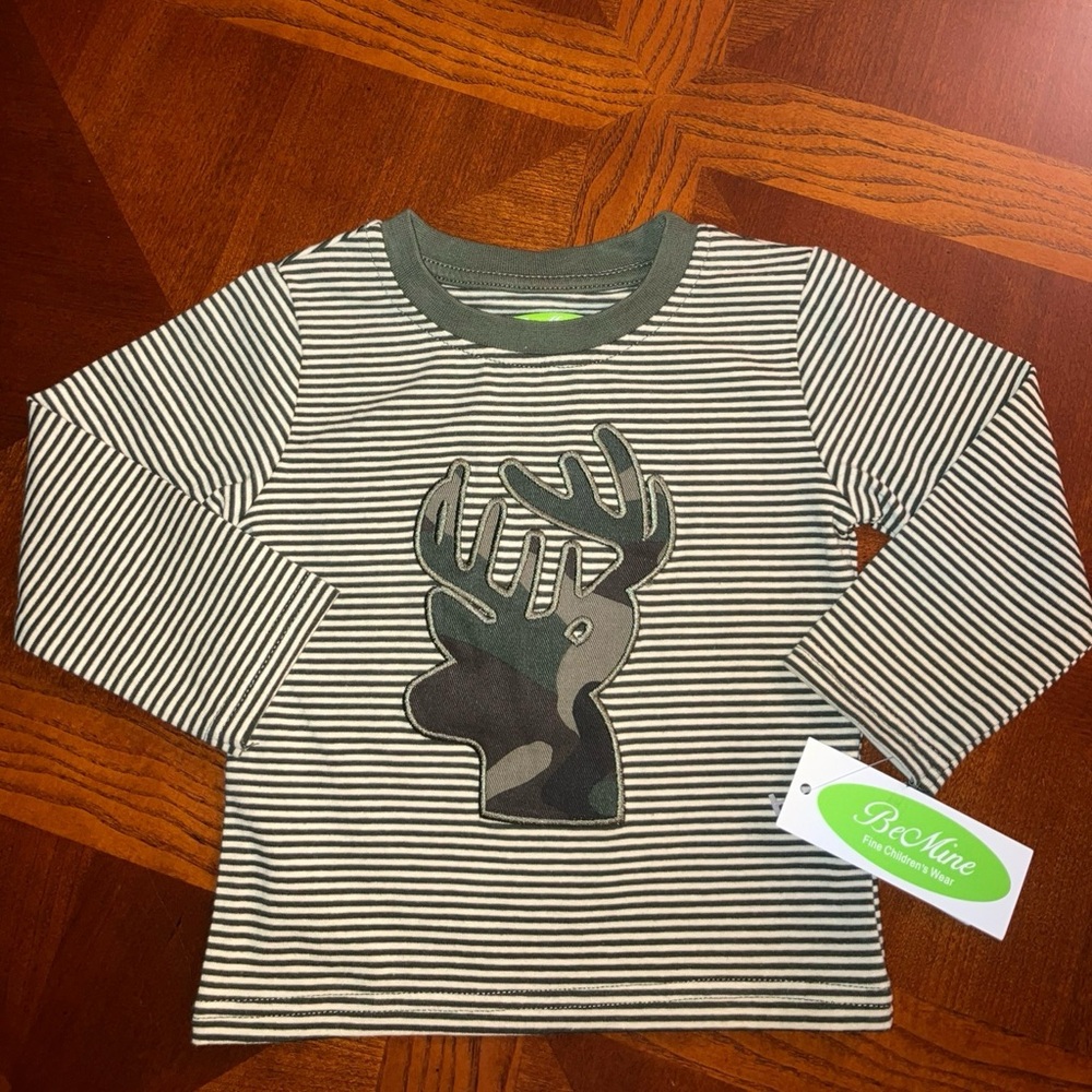 NWT Be Mine Camo Deer Shirt. 24m Sfpf. $20